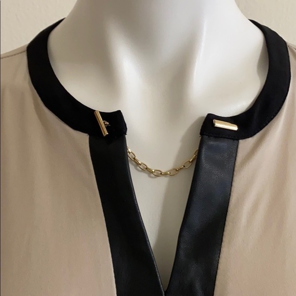 CALVIN KLEIN Black and Tan top size Small - Picture 7 of 9